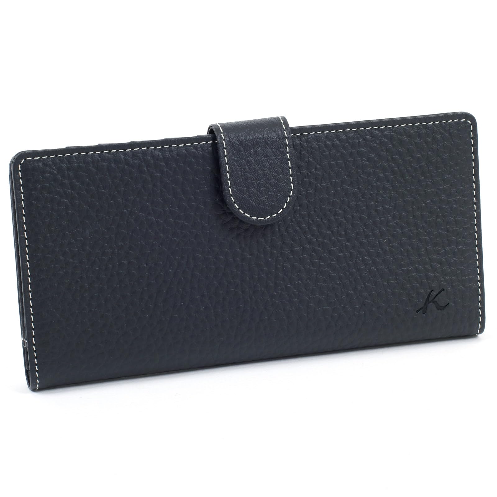 Amazon | [キタムラ] スリム 長財布 PH0769 ダークブルー/アイボリー